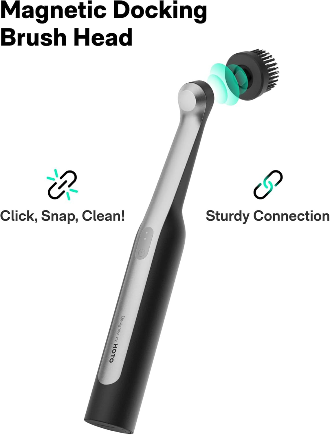 Wand™ Cordless Spin Scrubber, Electric Rechargeble Grout Cleaning Brush,