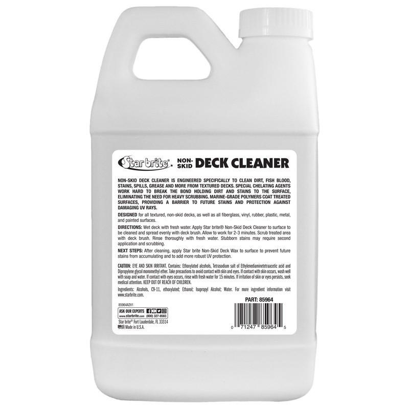 Non-Skid Deck Cleaner & Protectant Ultimate Boat Deck Wash 64oz