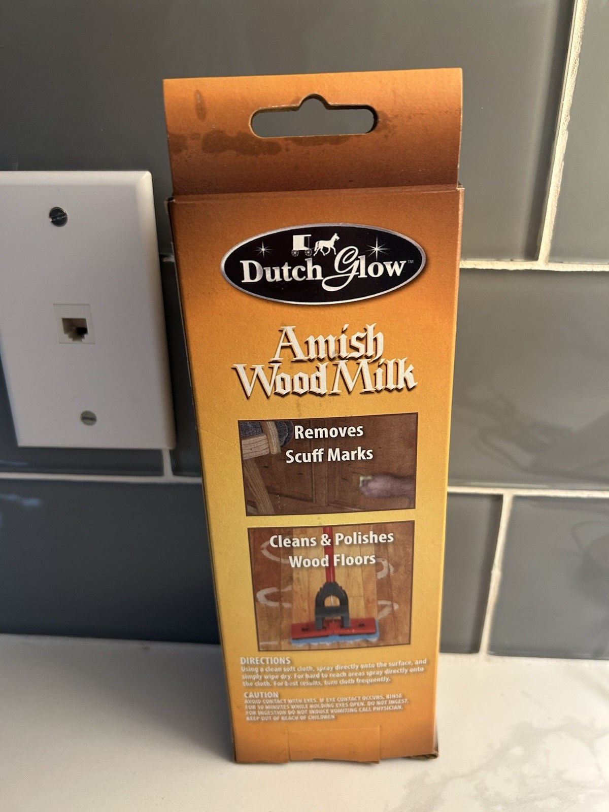 Dutch Glow Amish Wood Milk Furniture Polish – 12 fl oz Removes Stains Protects