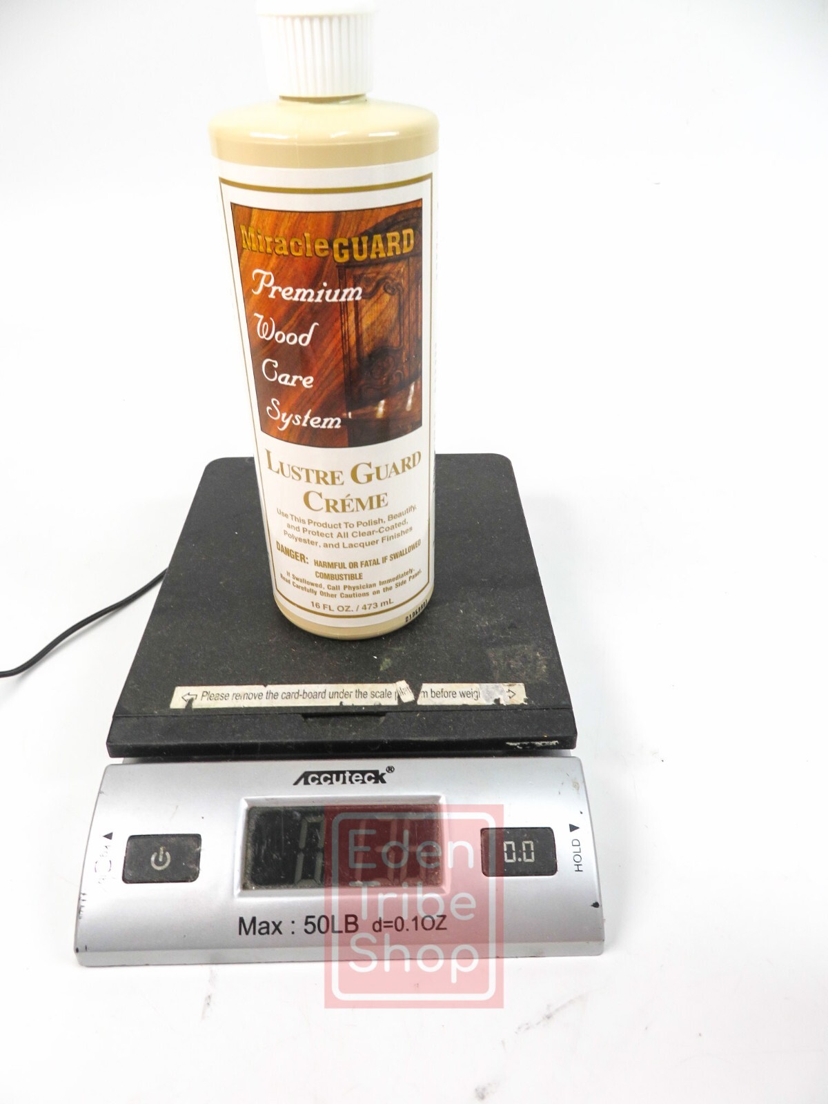 Vintage Miracle Guard Wood Care System Lustre Guard Creme and Surface Prep USED