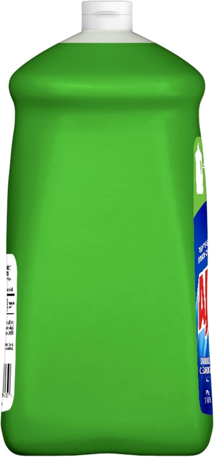 Ajax Ultra Dishwashing Liquid Dish Soap Refill, Vinegar and Lime Scent, 90 fluid