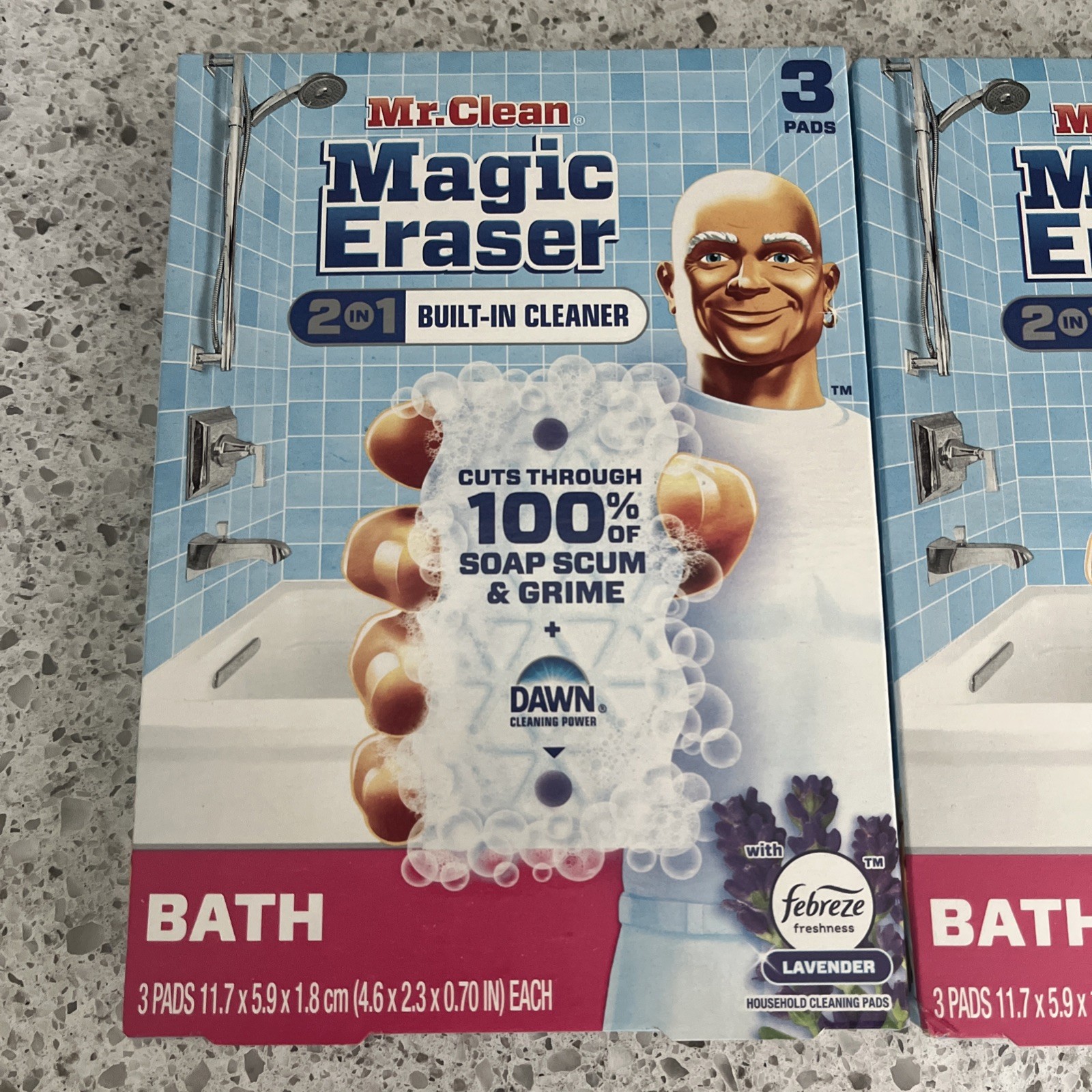 Mr. Clean Magic Eraser 2in1 Dawn with Febreze Lavender 6 Pack