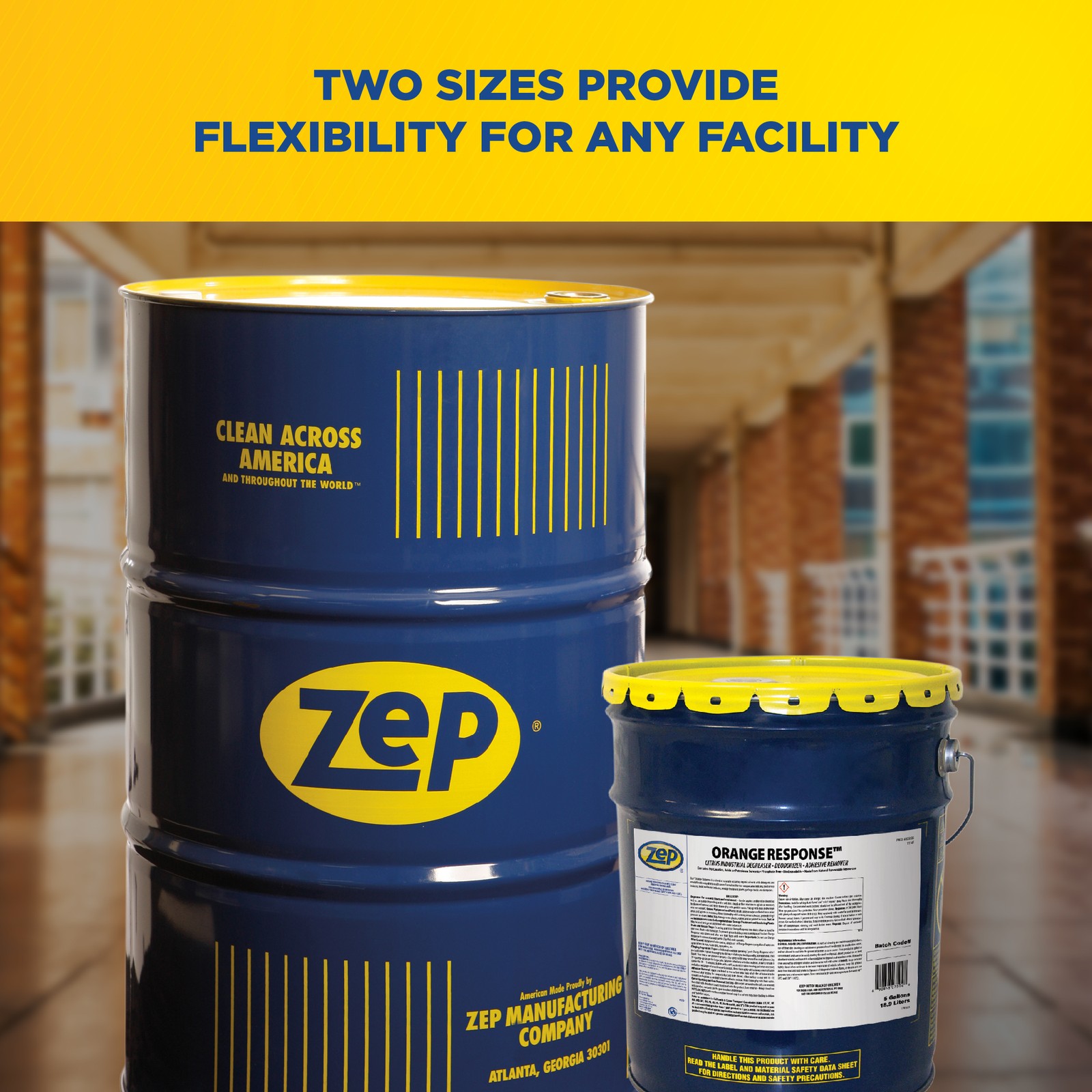 Zep Orange Response Citrus Industrial Degreaser – 5 Gallon (1 Unit) 75035 –