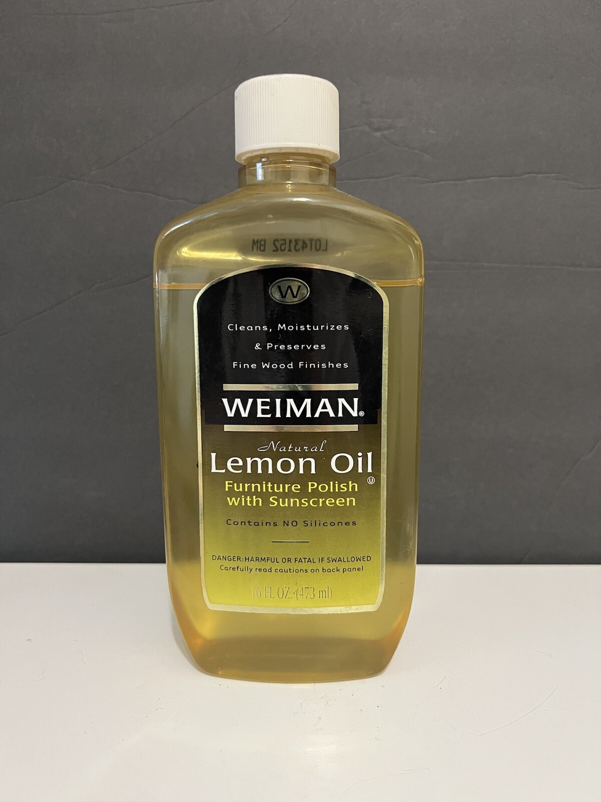Weiman Natural Lemon Oil Furniture Wood Polish 90% Full