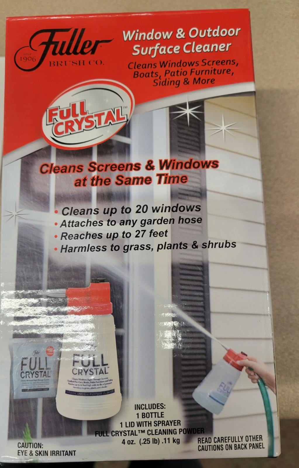 Fuller Brush FBFC-6 Full Crystal Window and Outdoor Surface Cleaner