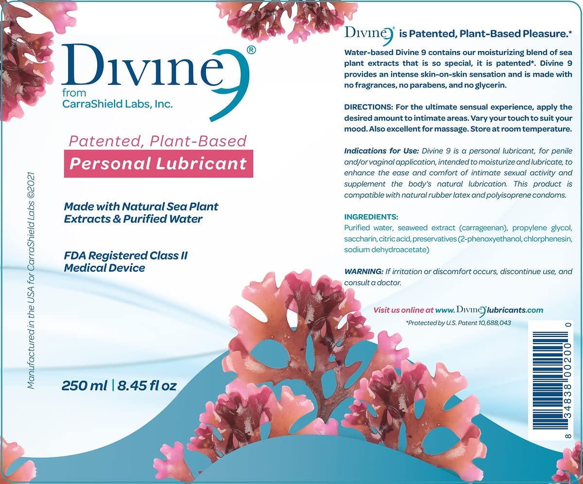 Divine 9 Personal Lubricant – Premium WaterBased Personal Lubricant from Sea …