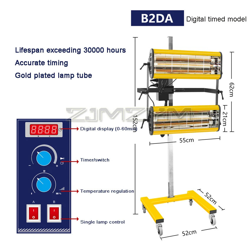 Automobile Paint Lamp Heating Short-wave Infrared Paint Lamp Equipment