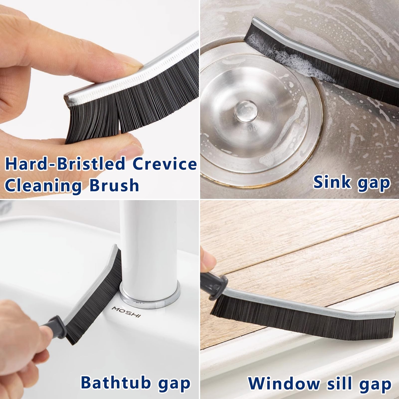 10pcs Crevice Cleaning Tools Gap Cleaning Brush Setcleaning Brushes Small Spaces