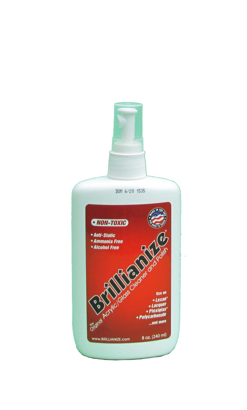 8 Ounce (240 ml) Plastic Cleaner in Pump Spray Bottle