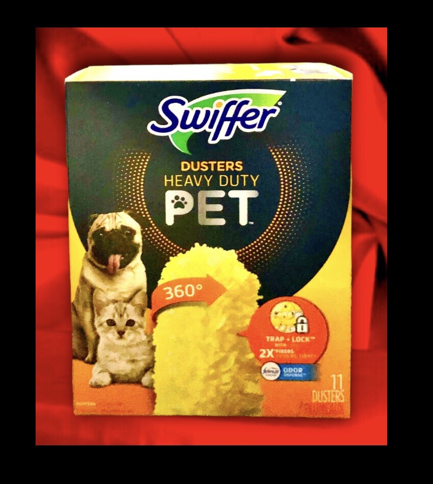 11ct Swiffer 360° Dusters Heavy Duty Pet Dusters Refills w Febreze Odor Defense