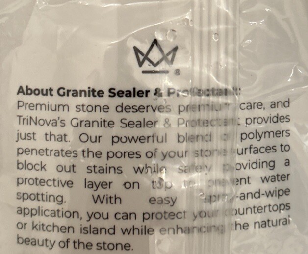 TriNova 18 Oz Granite Sealer & Protector Spray Bottle 33302