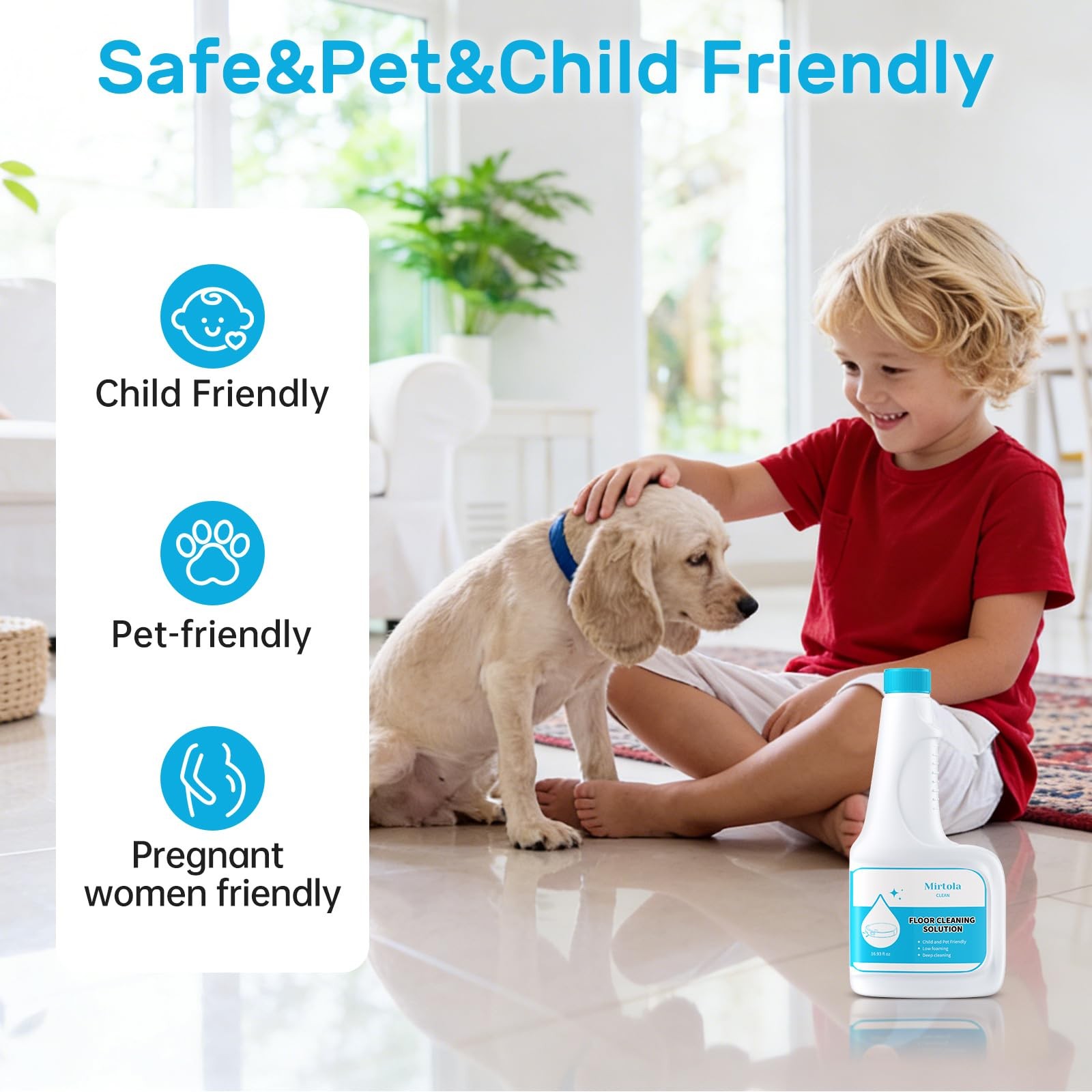 Floor Cleaning Solution, Dilution Ratio 1:200, with Eufy Cleaning Solution, E…
