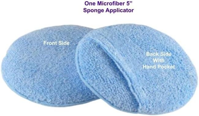 Leather CPR | Microfiber Applicator (5In) | round Lint-Free Cleaner & Conditione