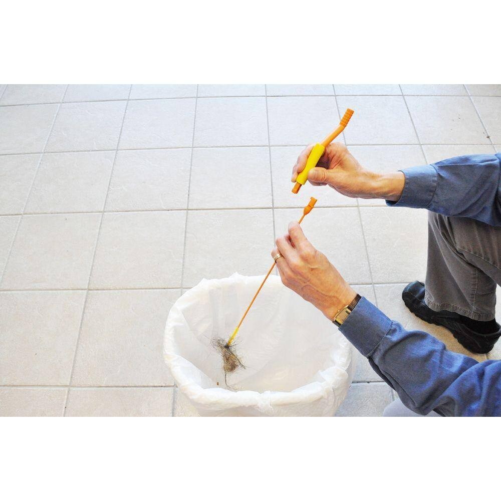Drain Weasel Hair Clog Tool Starter Kit for Drain Cleaning (3-Piece)