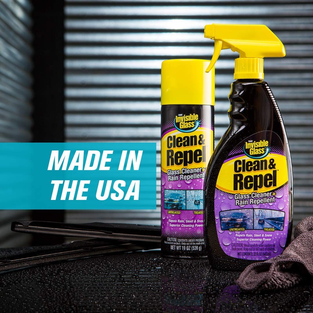 92184-3PK Glass Cleaner + Rain Repellent 2-in-1 Windshield and Window Spray, …