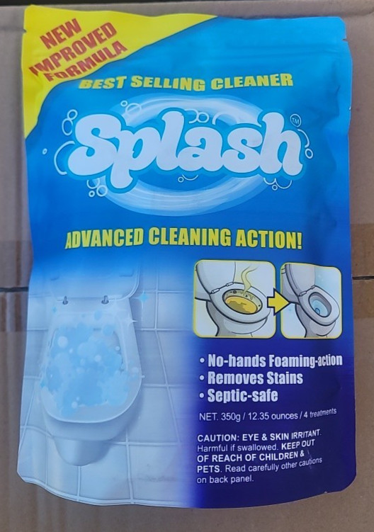 Splash Toilet Cleaner – Self Activating Cleaning Toilet Cleaning, 4 Treatments