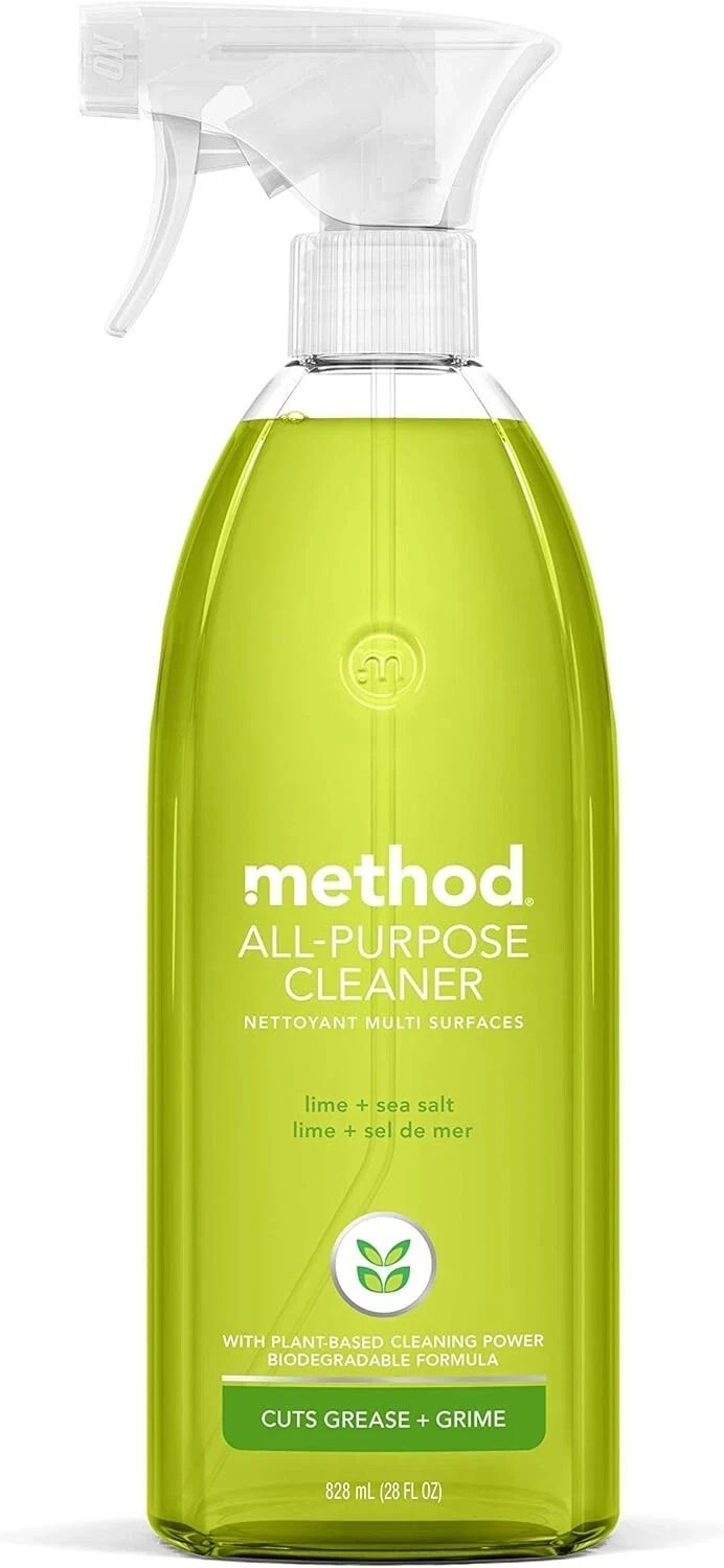 Method Lime & Sea Salt All-Purpose Cleaner Spray 28 oz Plant-Based Formula