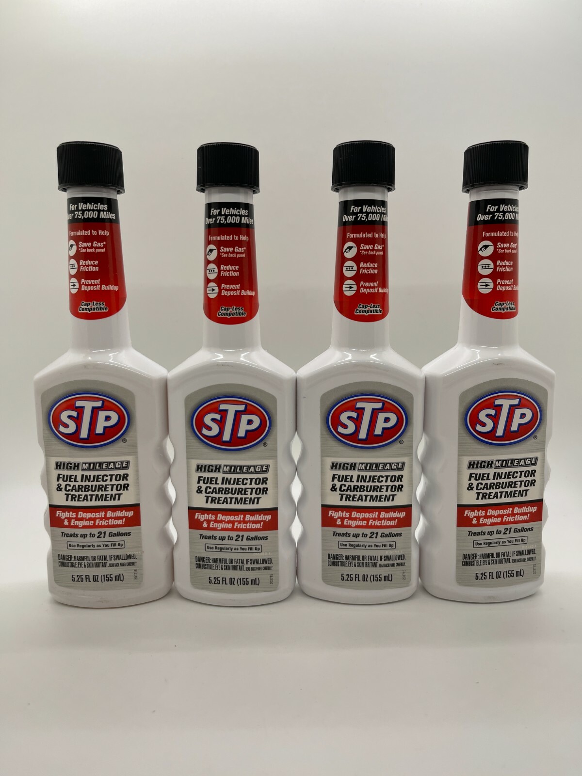 STP High Mileage Fuel Injector & Carburetor Treatment – 5.25 fl oz (155 mL) NEW!