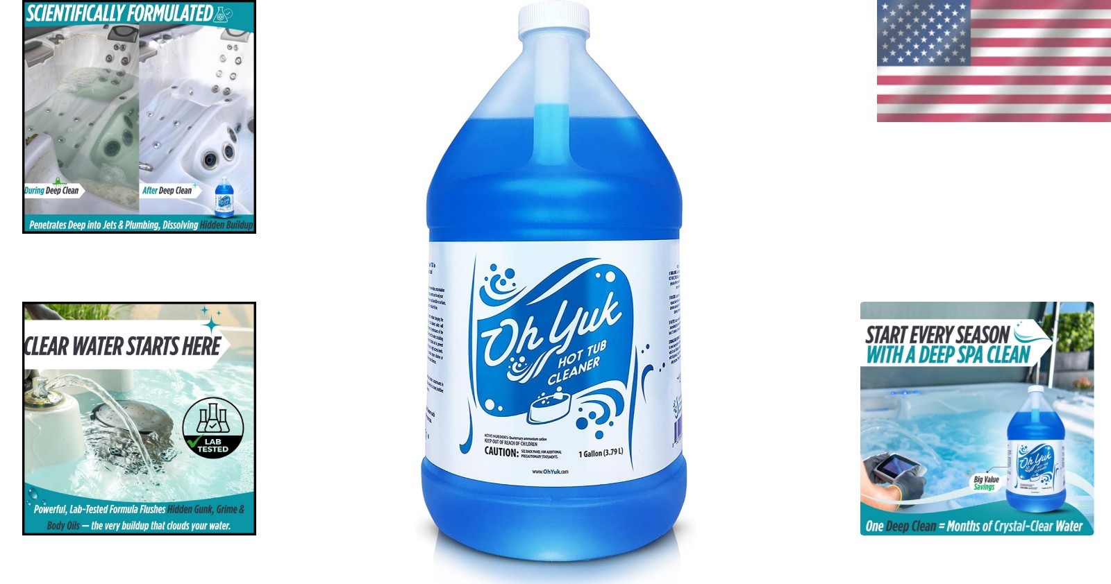 Hot Tub Maintenance – Cleaner for Indoor/Outdoor Tubs