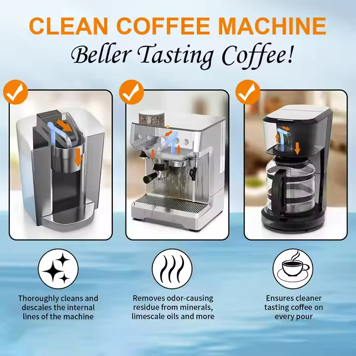 gytha Coffee Machine Descaler Cleaner Tablets (Pack of 1) | 15-Pack | C