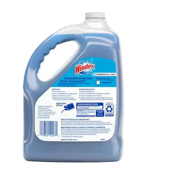 2 Pack – Windex 128 oz. Commercial Original Glass Cleaner Refill