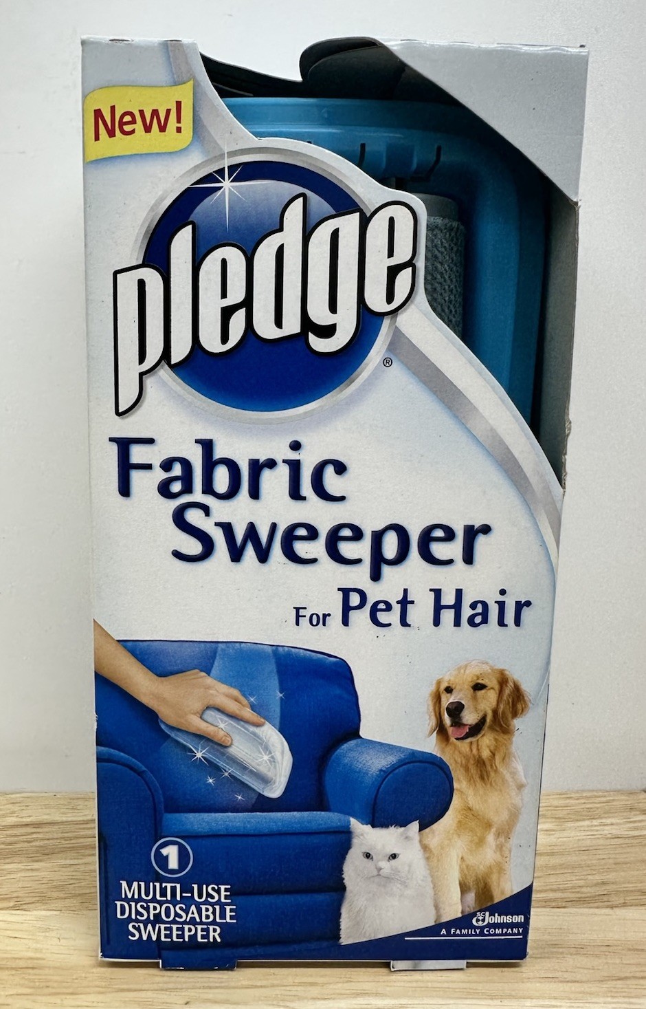Pledge Fabric Sweeper For Pet Hair Roller Discontinued 2008 New Sealed