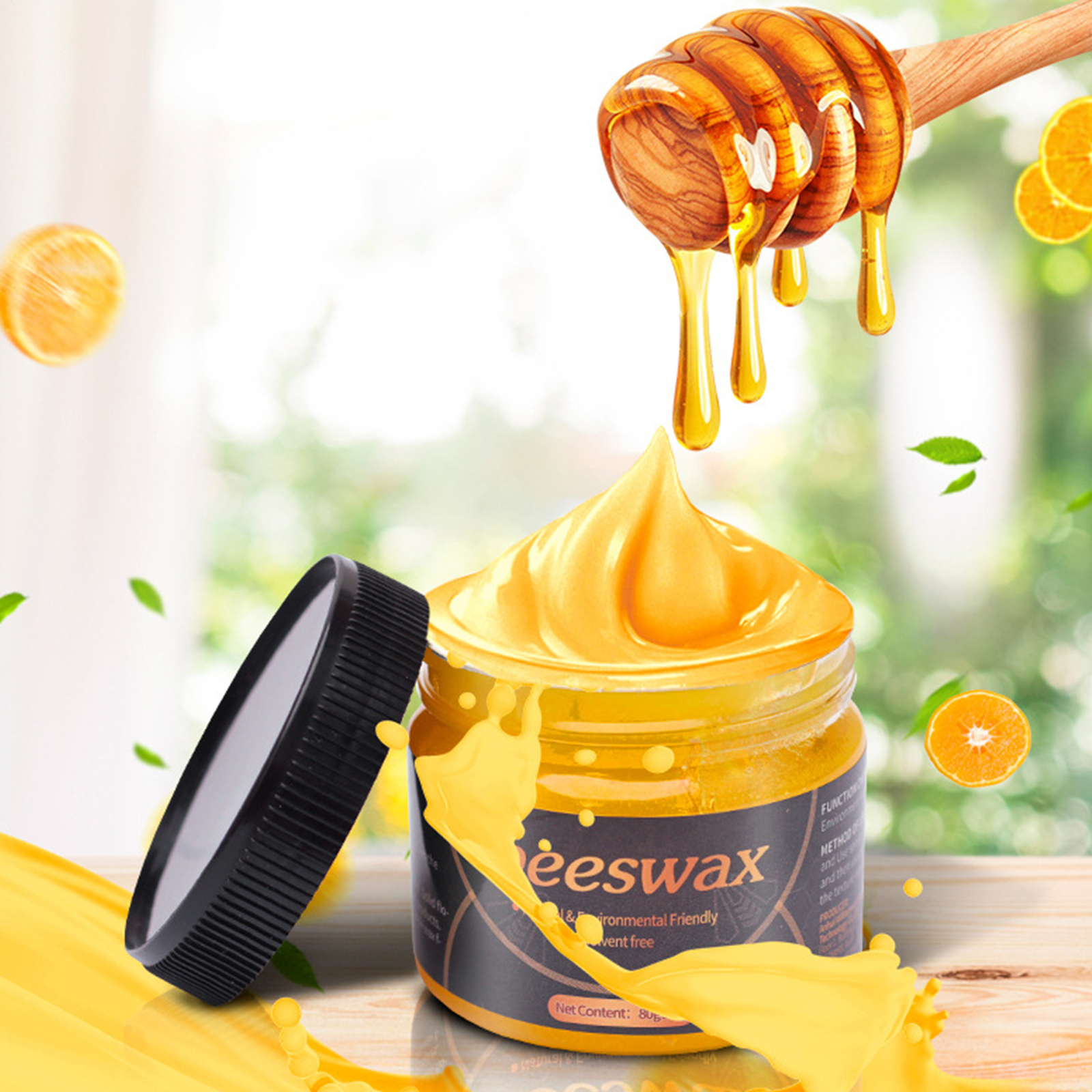 80g Long-Lasting Furniture Refinishing Paste Beeswax Wood Polish Wax