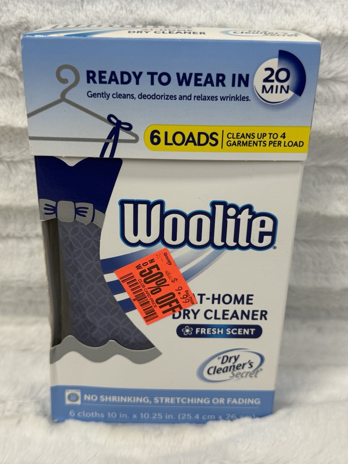 Woolite 20 Min Dry Care Cleaner at Home 6 Loads NEW