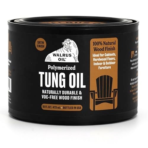 Polymerized Tung Oil 16oz Natural Wood Sealer Fast Curing Matte Finish Food