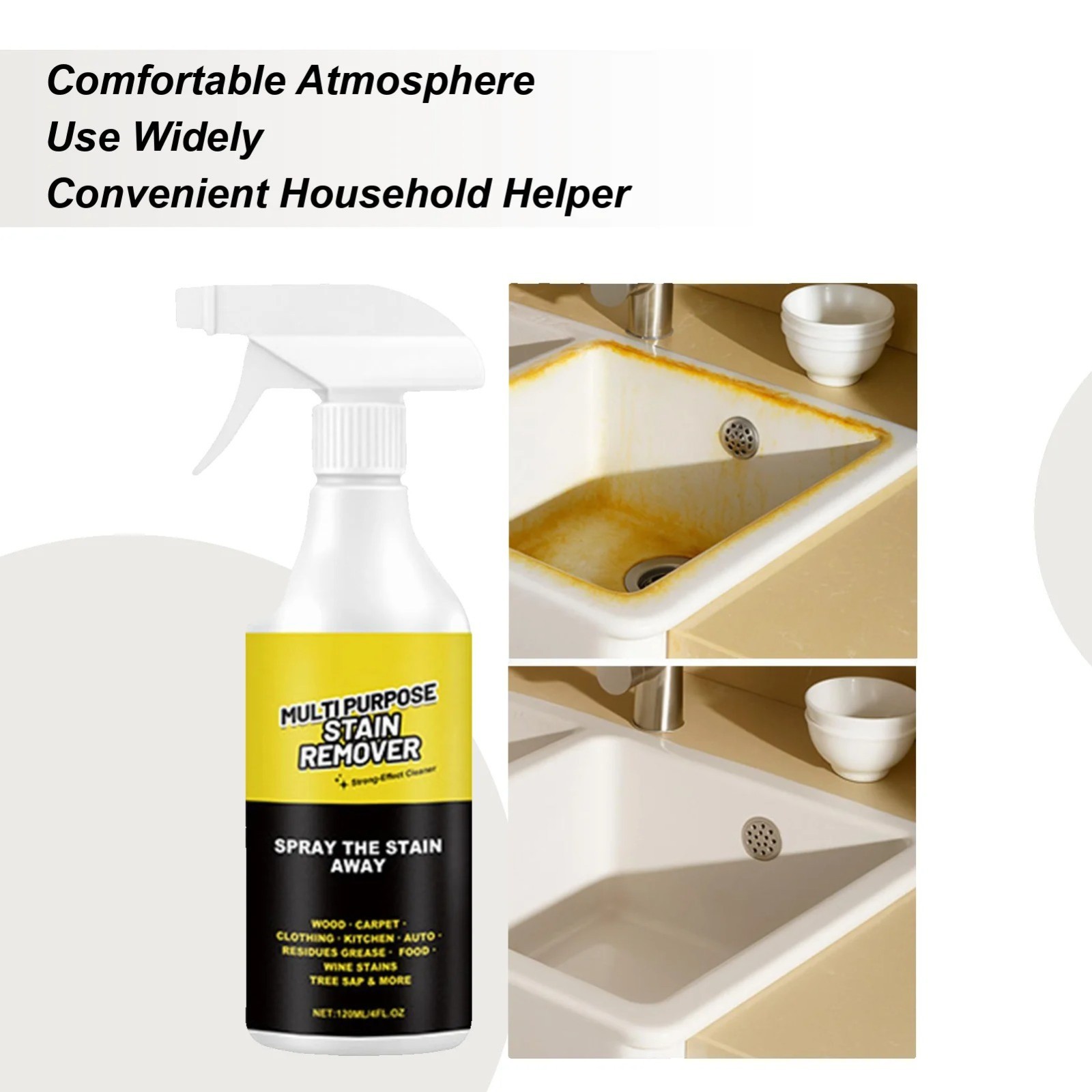 1PCS Alien Multi Purpose Stain Remover, Foam Cleaner Spray, A Powerful CleanerVi