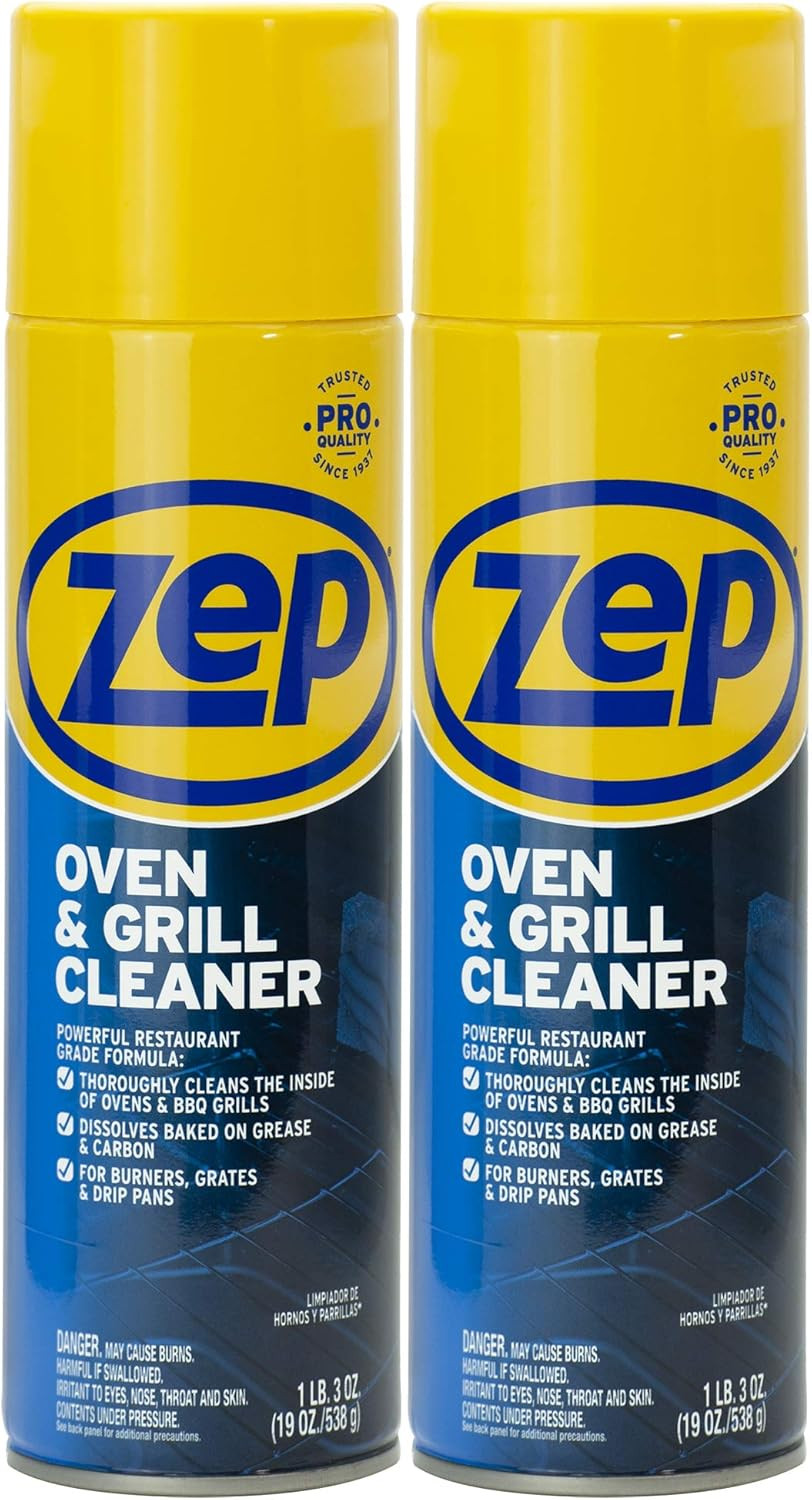 Heavy-Duty Oven and Grill Cleaner – 19 Oz (Case of 2) ZUOVGR19 – Dissolves Greas