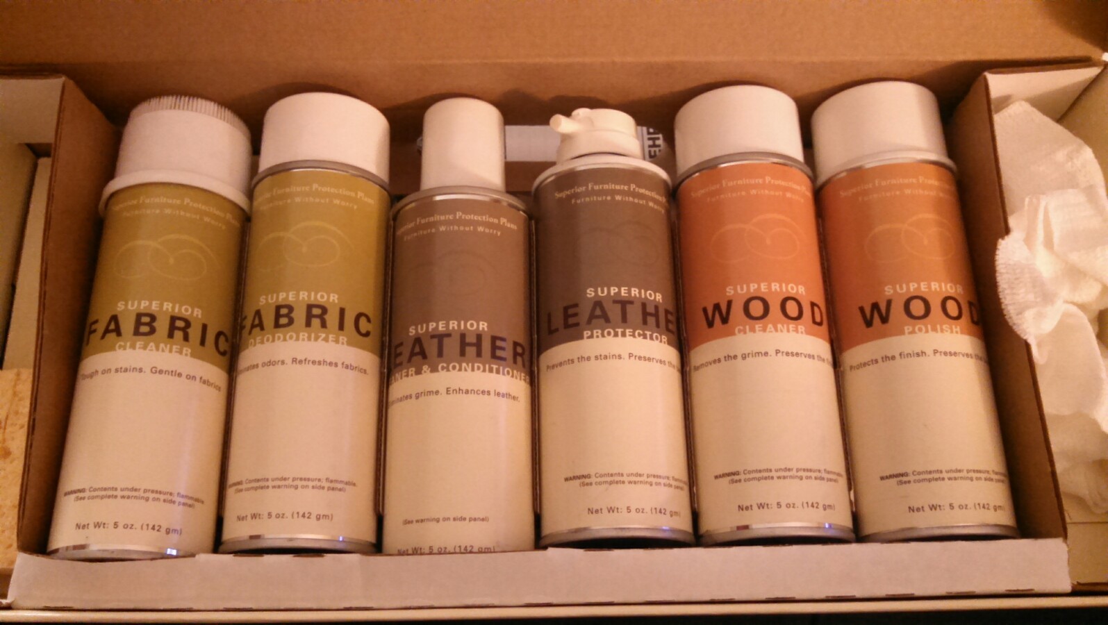 Furniture LEATHER WOOD FABRIC CARE KIT Protection KIT SET