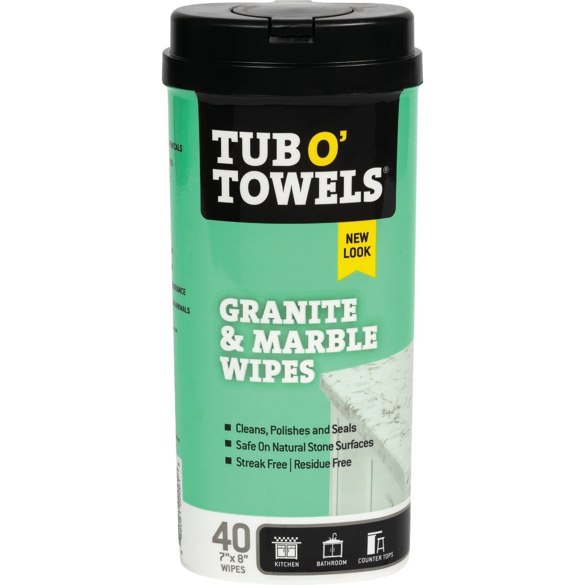 Tub O’ Towels Granite & Marble Wipes (40-Count) TW40-GR Tub O’ Towels FedPro
