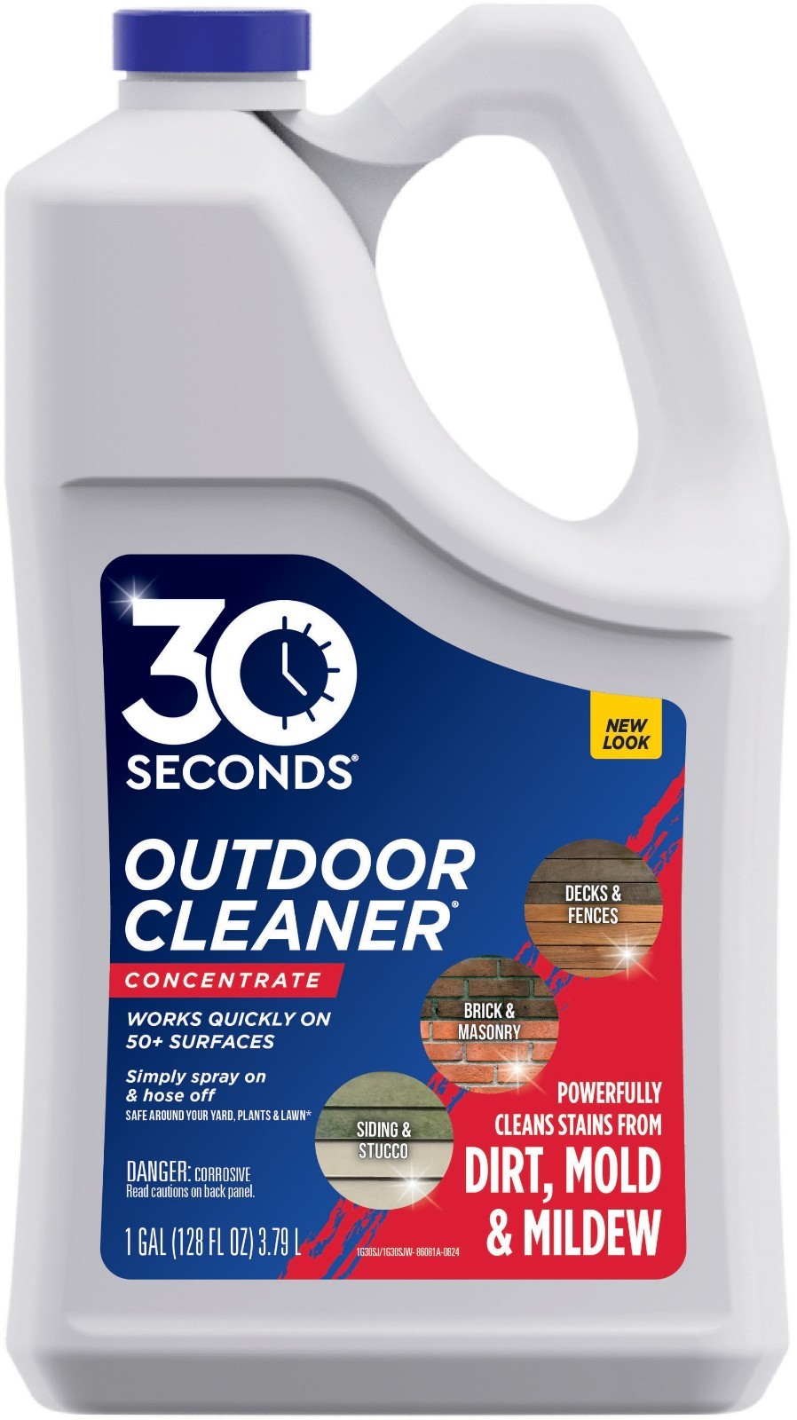 30 SECONDS 1-gallon Mold and mildew stain remover Concentrated Outdoor Cleaner