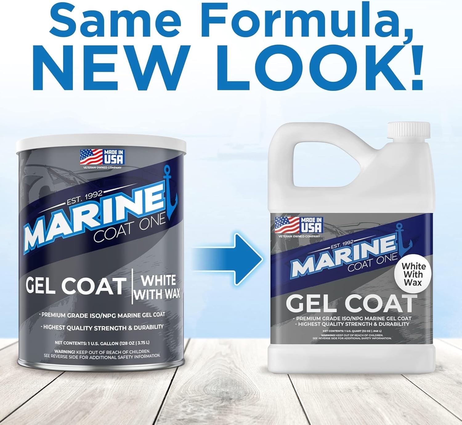 Gel Coat White with Wax and MEKP Catalyst for Boats and Fiberglass Repair