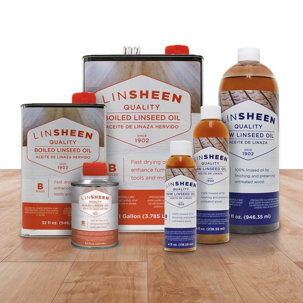 Fast Drying Boiled Linseed Oil for Wood Treatment and Restoration