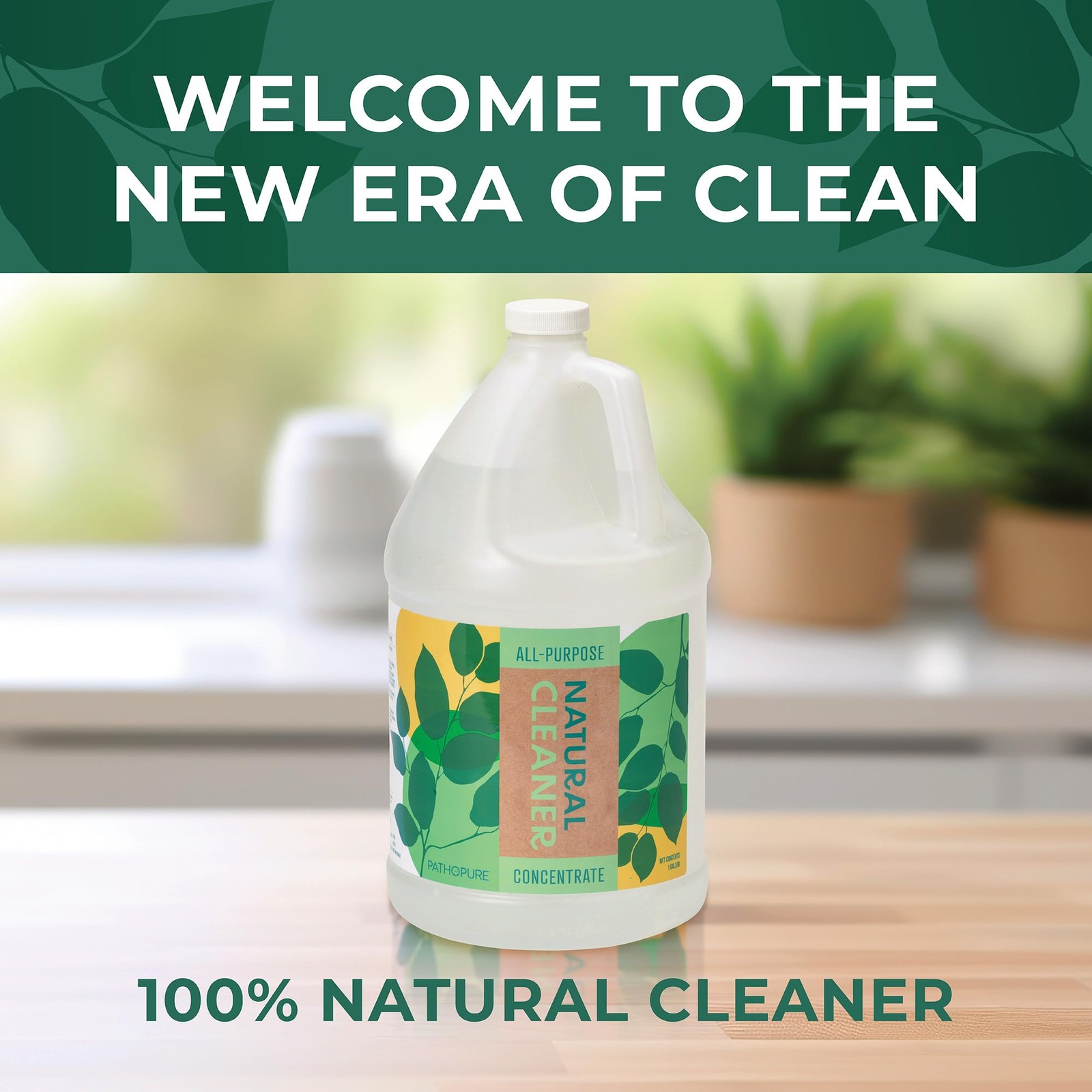 PathoPure Natural All-Purpose Cleaner Concentrate – Unscented, Non-Toxic for …