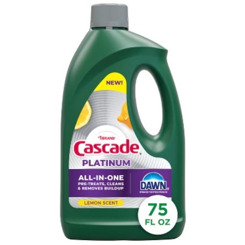 Cascade Lemon Platinum Gel Dishwasher Detergents – 75oz