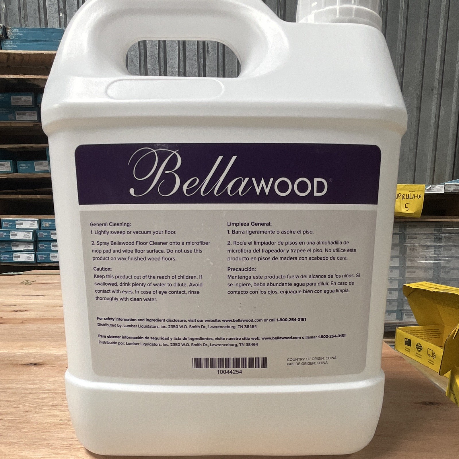 Bellawood Floor Cleaner Refill Ready-to-Use Streak Free Shine Fresh 140 oz
