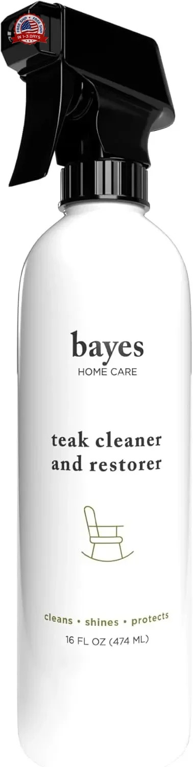 Bayes High Performance Teak Cleaner & Restorer – Cleans, Shines, and Protects –