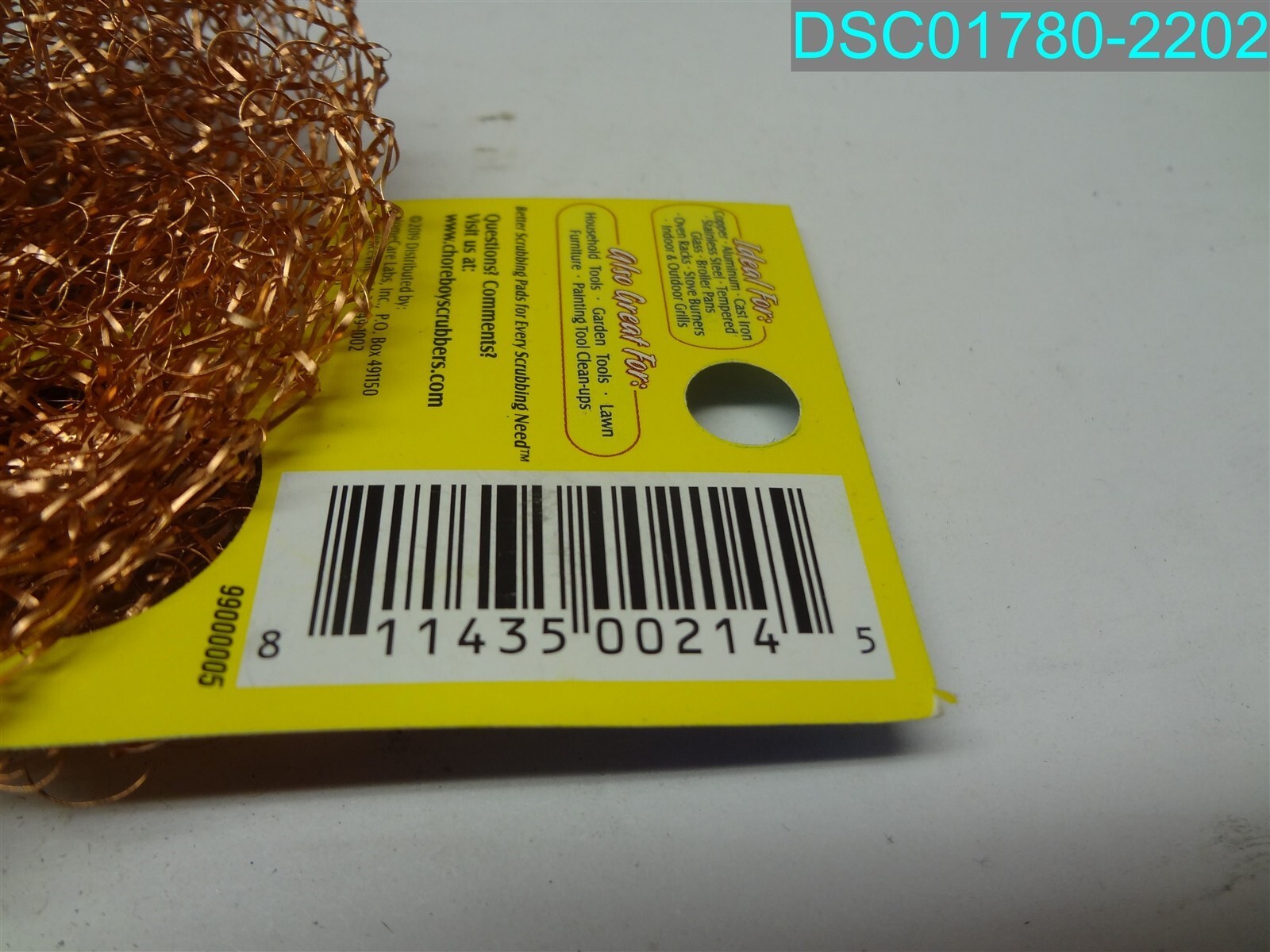 QTY=25: Chore Boy Ultimate Copper Scrubber Scouring Pad Pure Copper 811435002145
