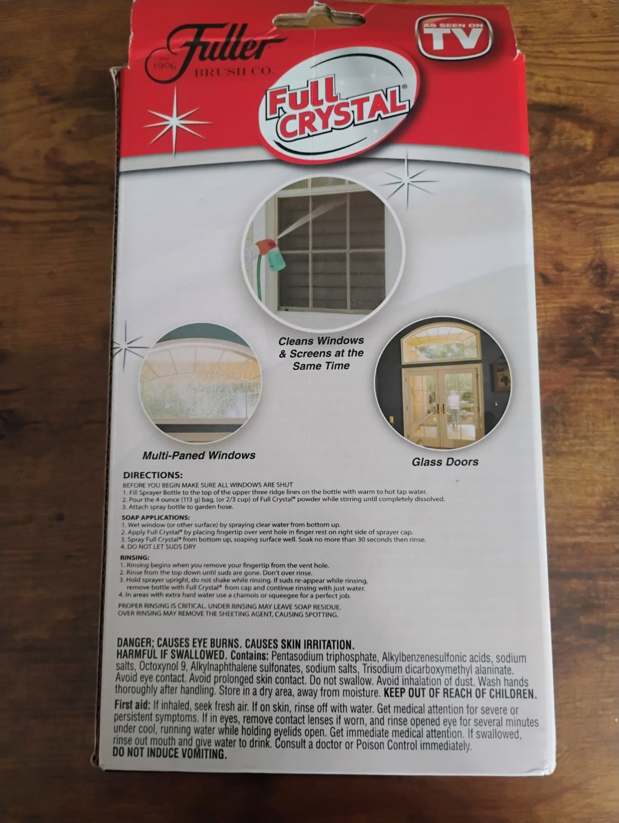 Fuller Brush FBFC-6 As Seen On TV Full Crystal Window Outdoor Surface Cleaner