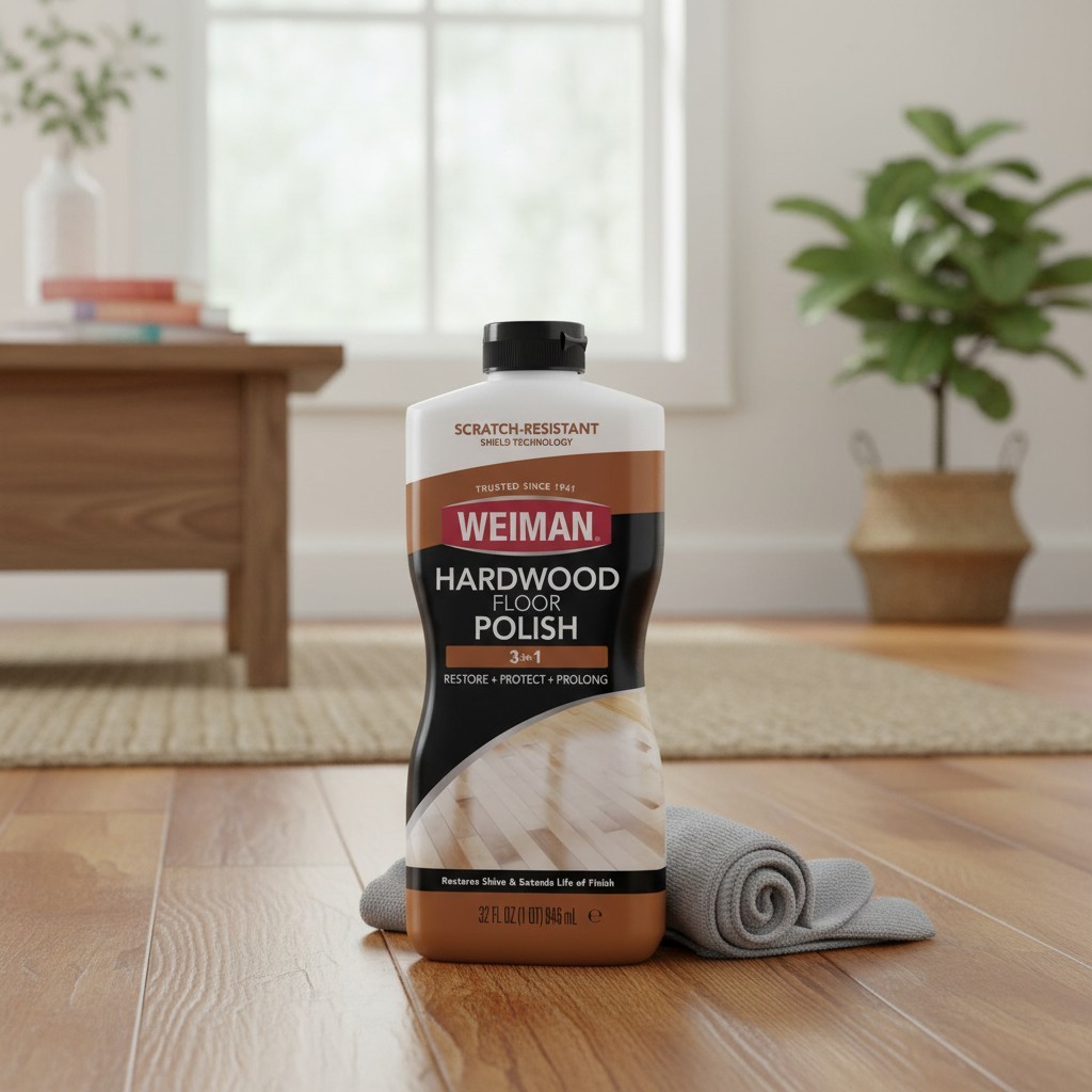 Weiman Hardwood Floor Polish Restorer 32 Fl Oz Pack of 3 Scratch Resistant Care