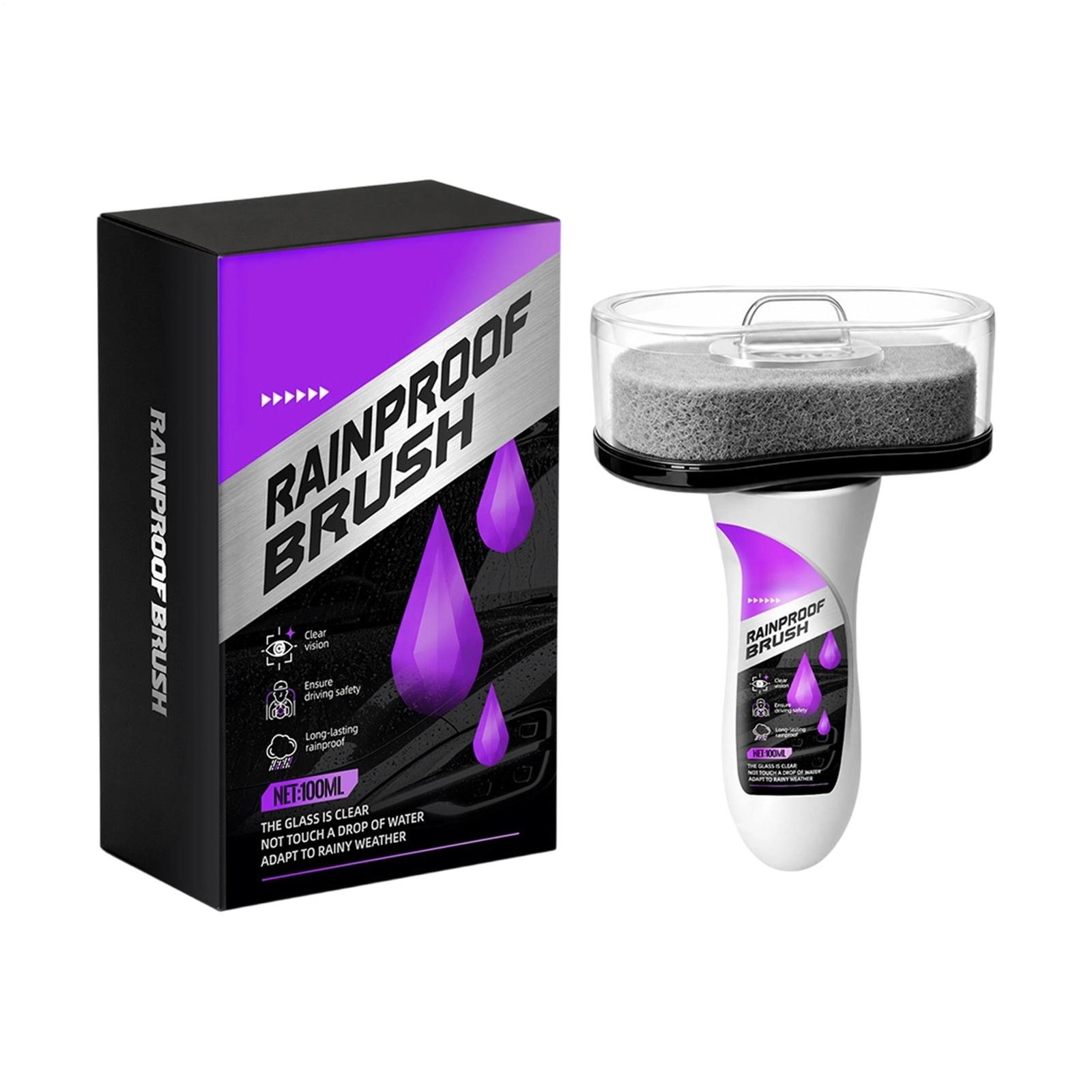 2026 New For Car Window Glass Automotive Oil Film Cleaner Car Windshield Cleaner