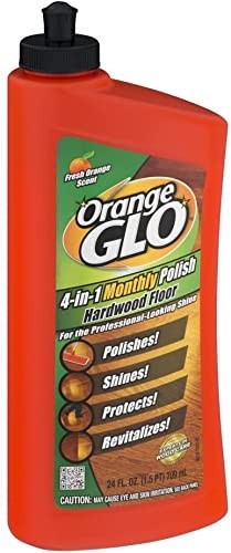 Orange Glo Hardwood Floor 4-in-1 One Easy Step Cleaner Fresh Orange Scent – 3PC
