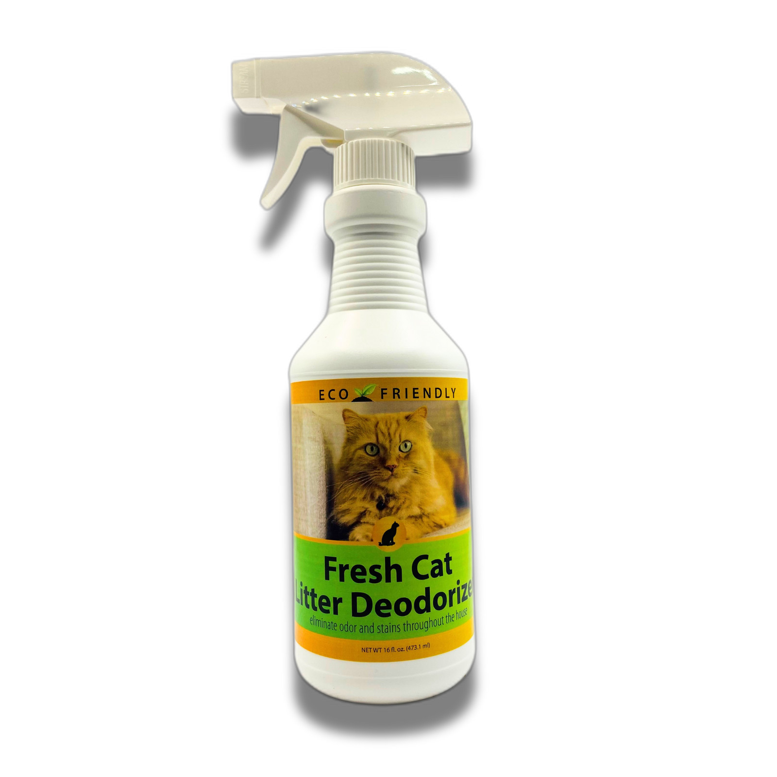 Natural Cat Litter Box Deodorizer Spray | Eliminates Ammonia Odor | Fresh Cat De
