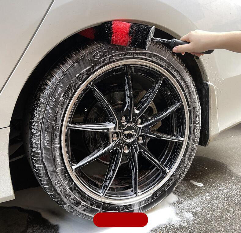 Car Wheel Rims Detailing Brush Wheel Brush Cleaning Tire Seat Car Engine Wash
