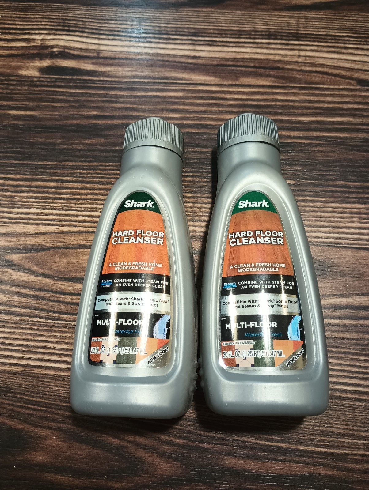 Shark Hard Floor Cleanser Multi-Floor 20oz Waterfall Fresh SONIC Duo 2 New