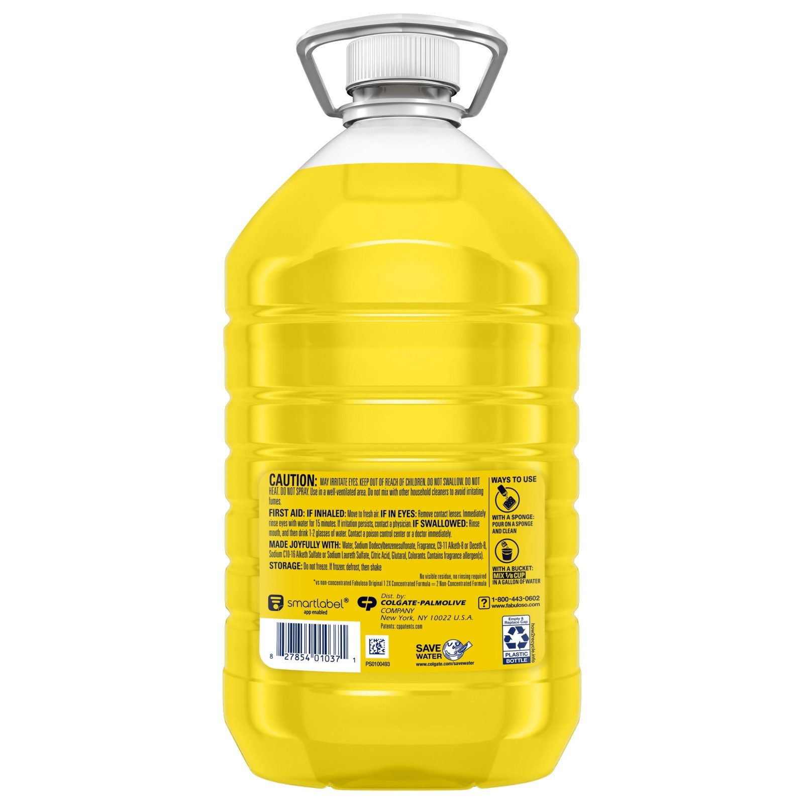 2X Multi-Purpose Cleaner No Rinse Floor Cleaner Refreshing Lemon Scent 169 fl oz
