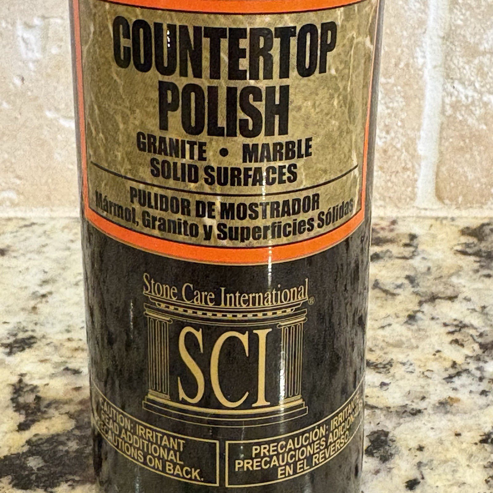 NEW/Sealed Stone Care International SCI Countertop Polish Marble Granite 8 fl oz